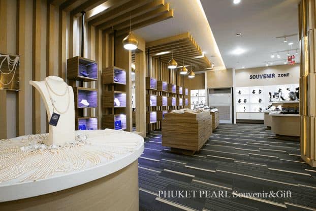 Inside the store at Amorn Phuket Pearl 