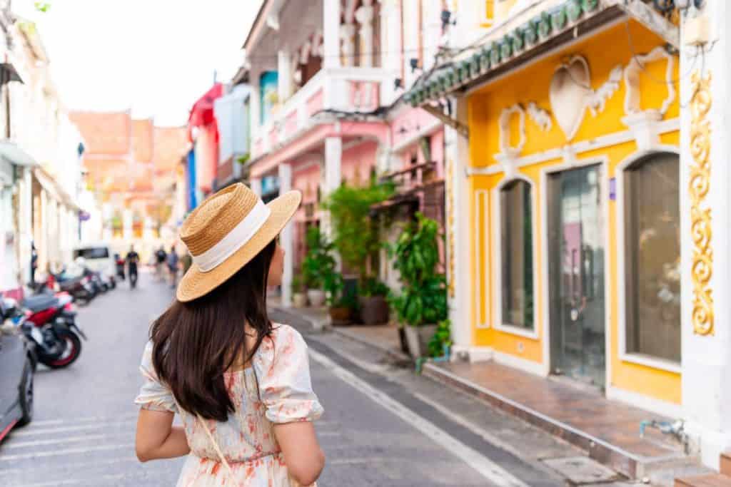 A quiet stroll through the colorful streets of Phuket Old Town