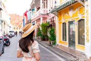 A quiet stroll through the colorful streets of Phuket Old Town